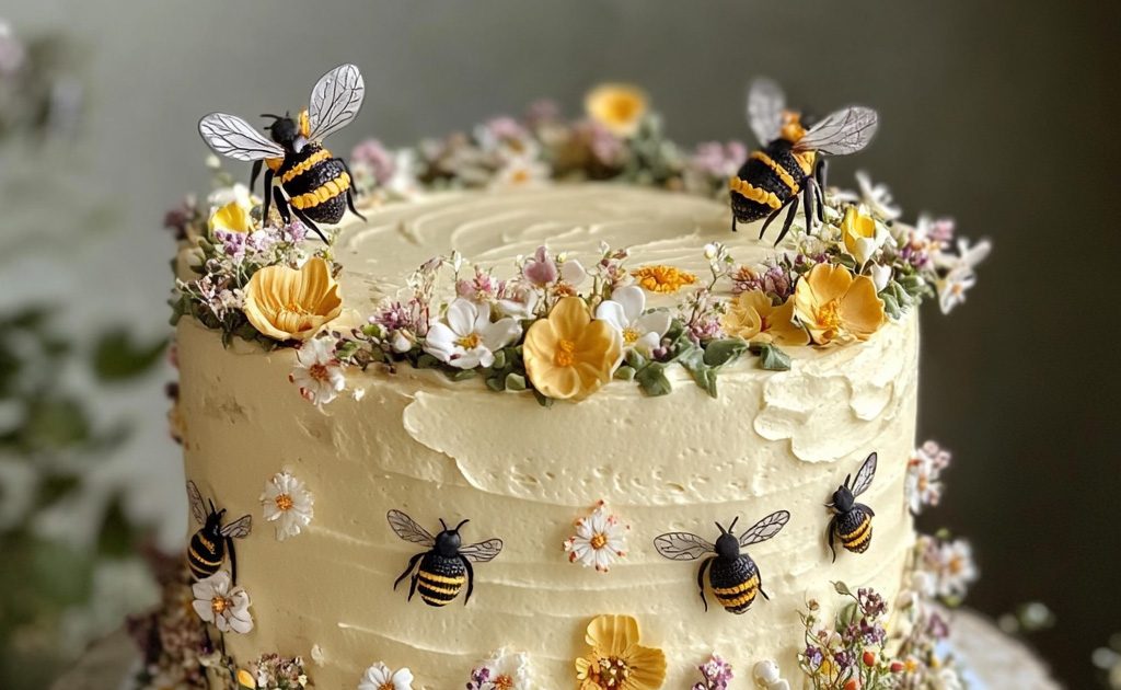 From Junia’s Kitchen:  Honey Cake with Buttercream and Fruit&nbsp;Filling